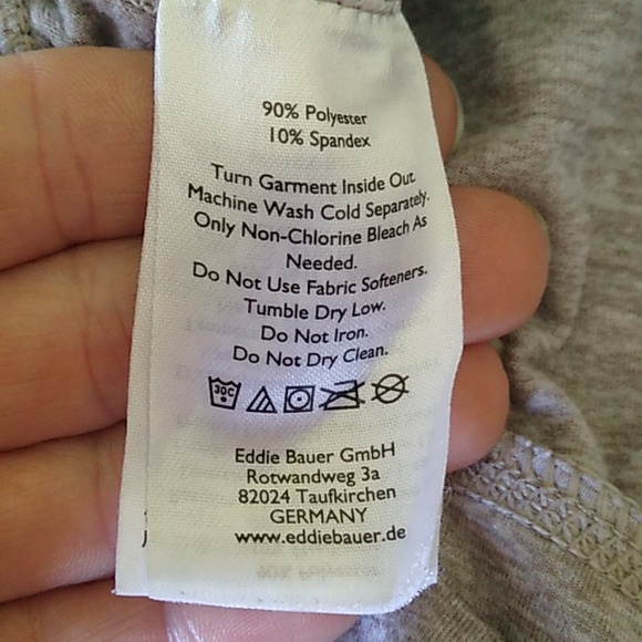 Eddie Bauer Women’s Size M Hoodie with collar and hood tan and cream - Picture 9 of 16